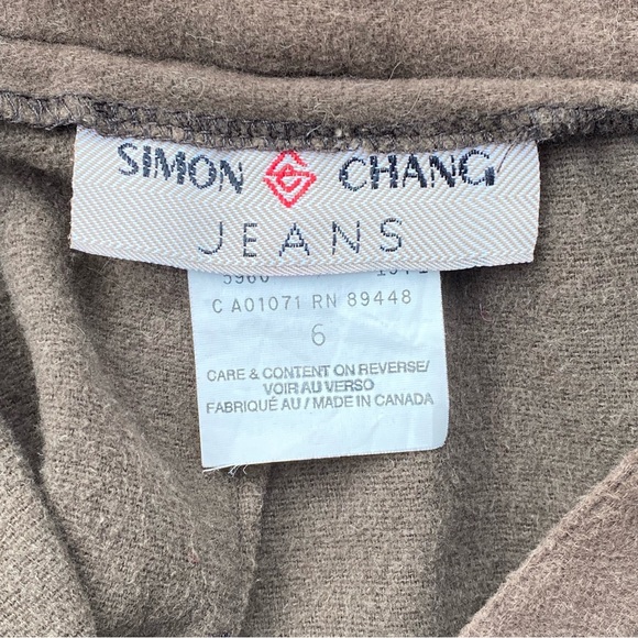 Vintage Simon Chang chocolate brown pencil skirt. - Picture 5 of 5